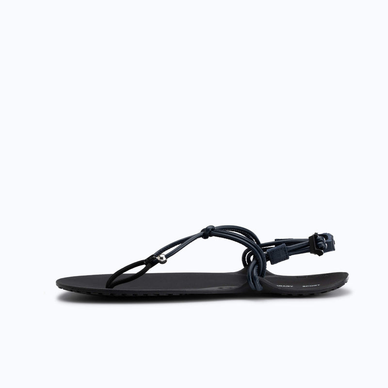 Xero Shoes Literary Sport Genesis - Unisex Sandal in Black with Toe Facing Left