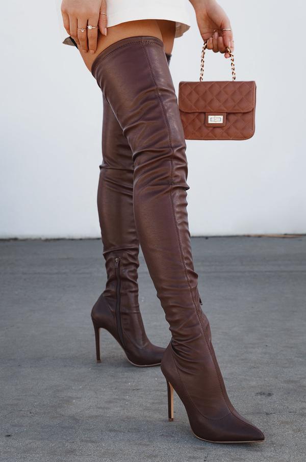 Gisele-7  Liliana Over Knee High Boots For Women