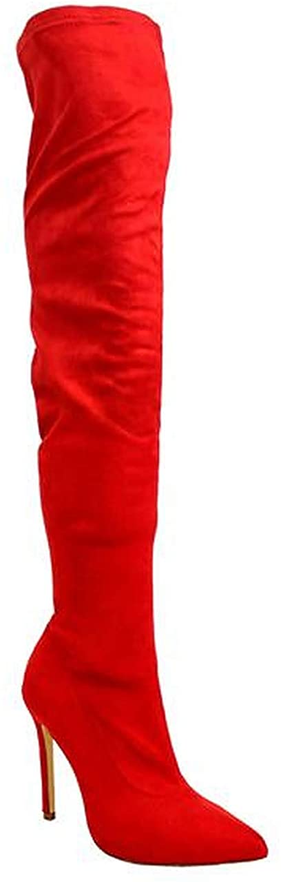 Gisele-7  Liliana Over Knee High Boots For Women