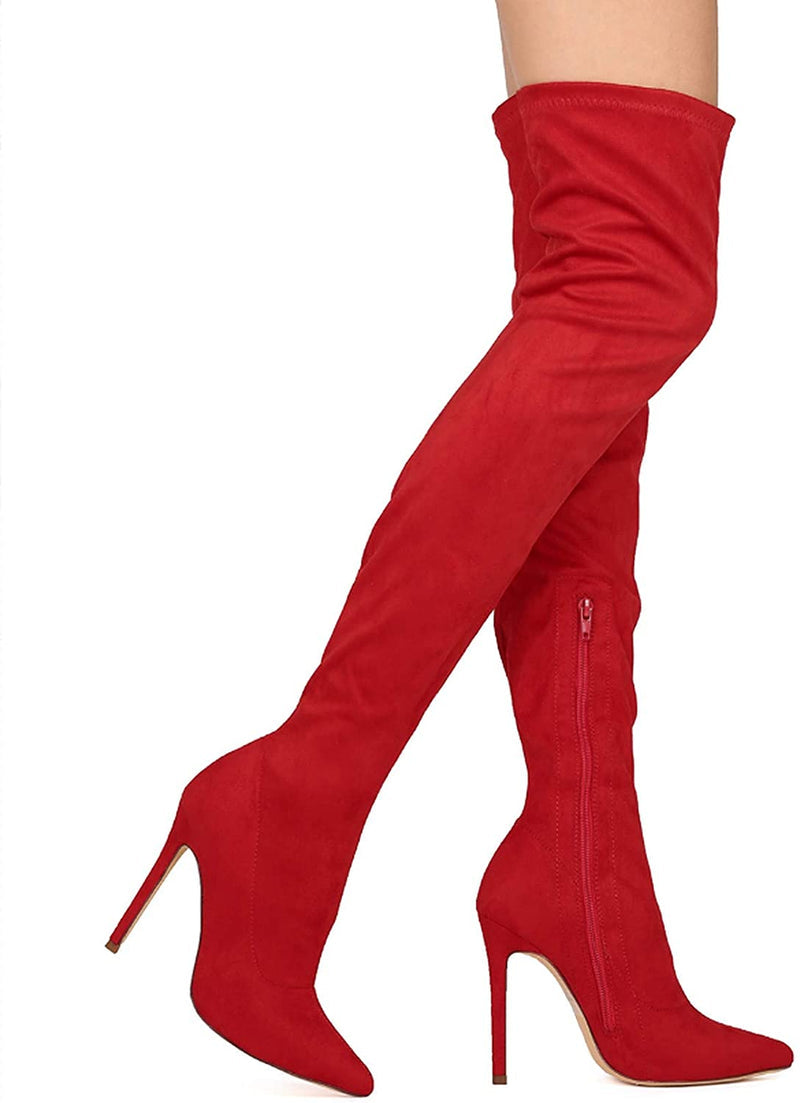 Gisele-7  Liliana Over Knee High Boots For Women