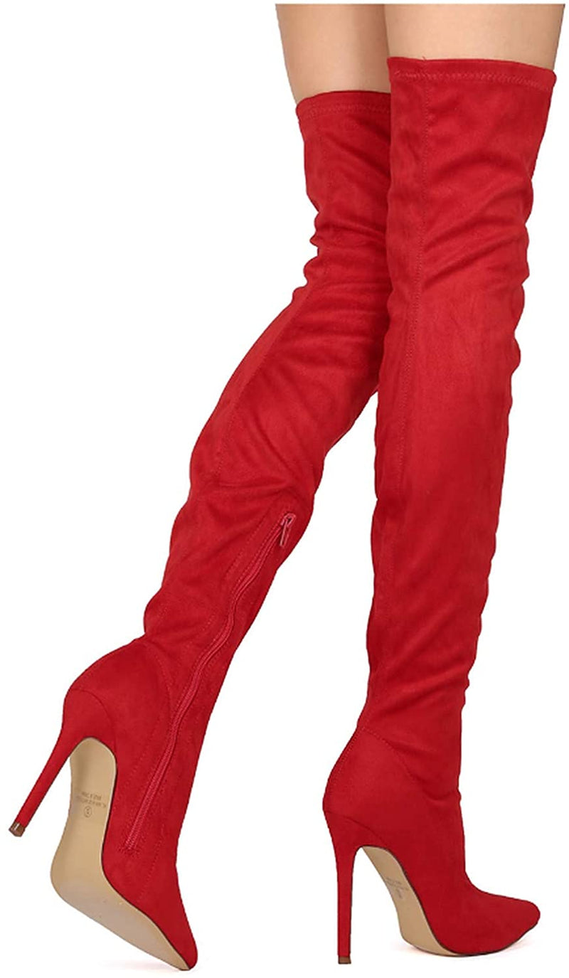 Gisele-7  Liliana Over Knee High Boots For Women
