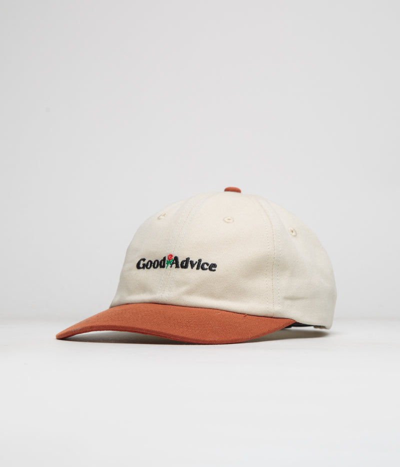 Good Advice Chat Line Cap in Cream and Rust