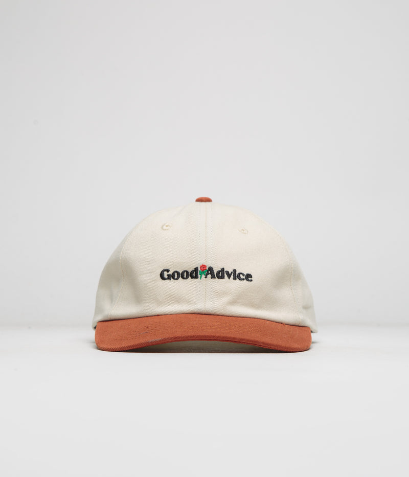 Good Advice Chat Line Cap in Cream and Rust