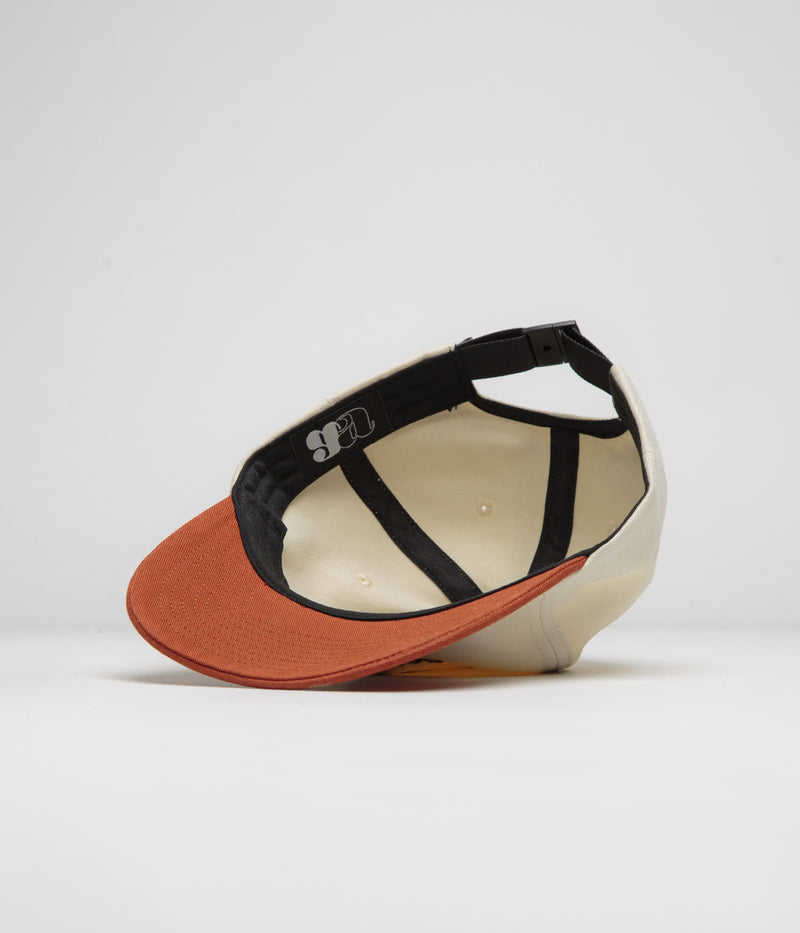 Good Advice Chat Line Cap in Cream and Rust
