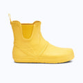 Xero Shoes Women's Gracie Barefoot Rain Boot in Yellow with Toe Facing Right