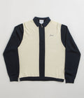Grand Collection Knit 1/4 Zip Sweatshirt in Navy and Cream