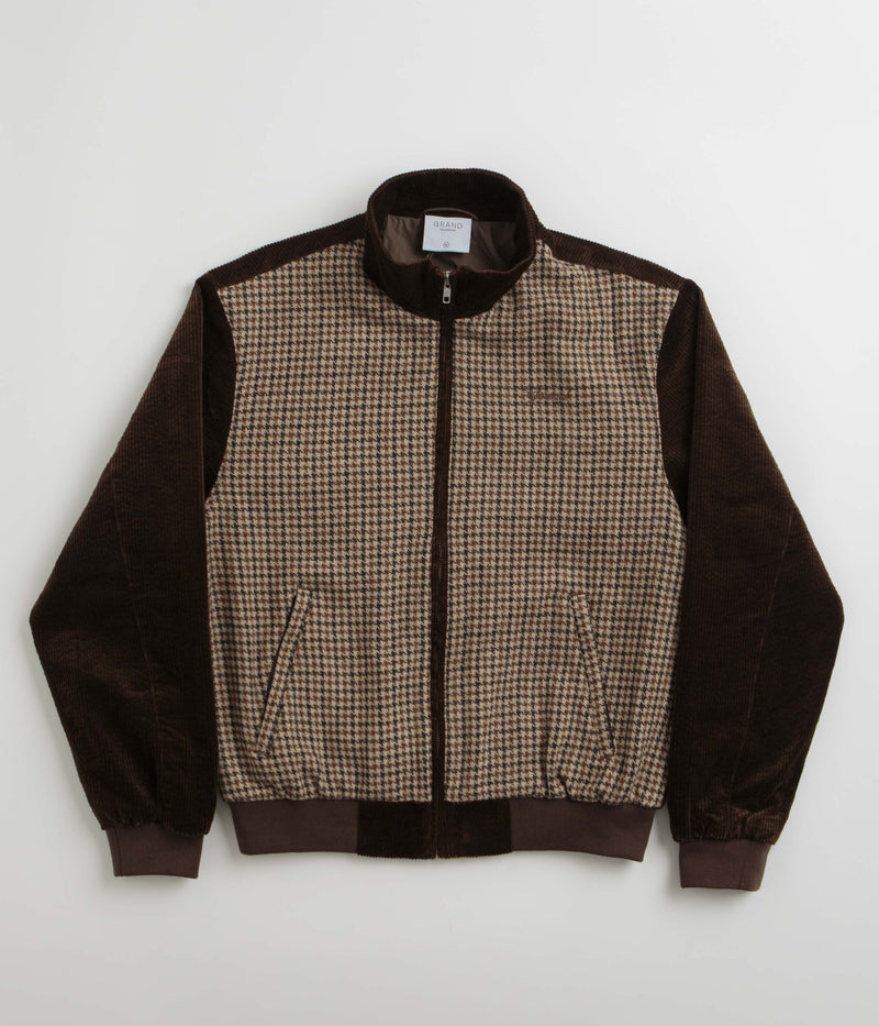 Grand Collection Wool Panel Corduroy Jacket in Multi