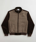 Grand Collection Wool Panel Corduroy Jacket in Multi