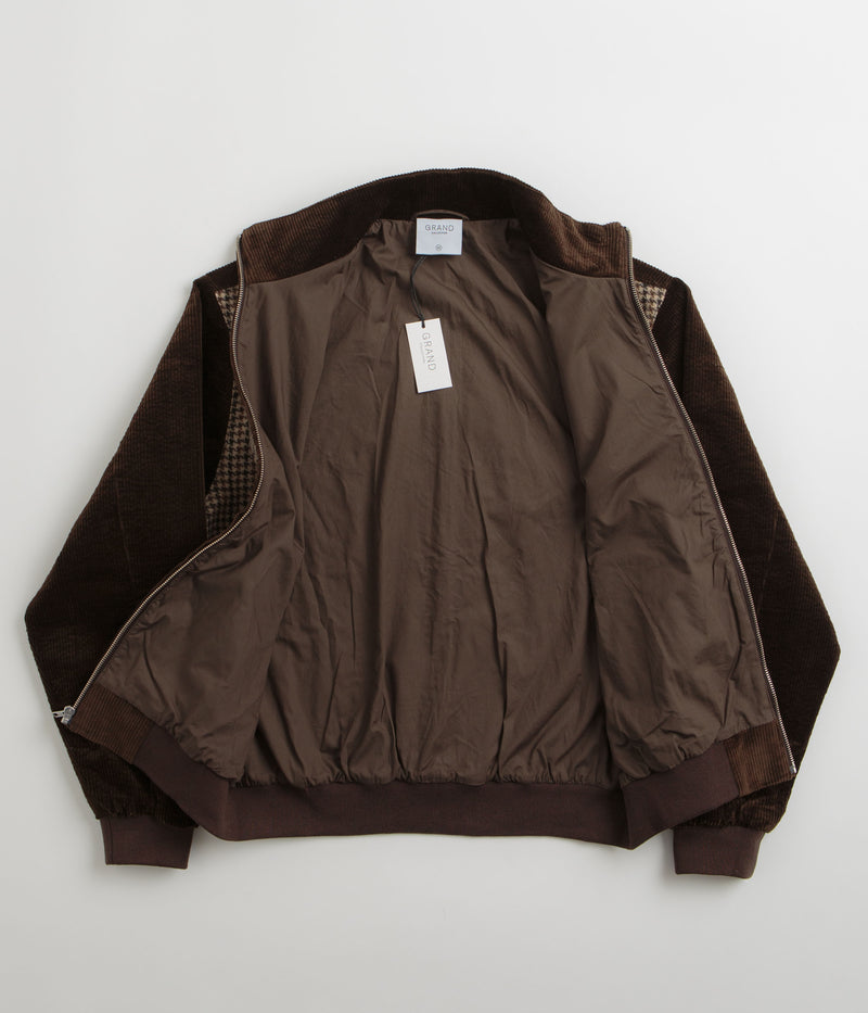 Grand Collection Wool Panel Corduroy Jacket in Multi
