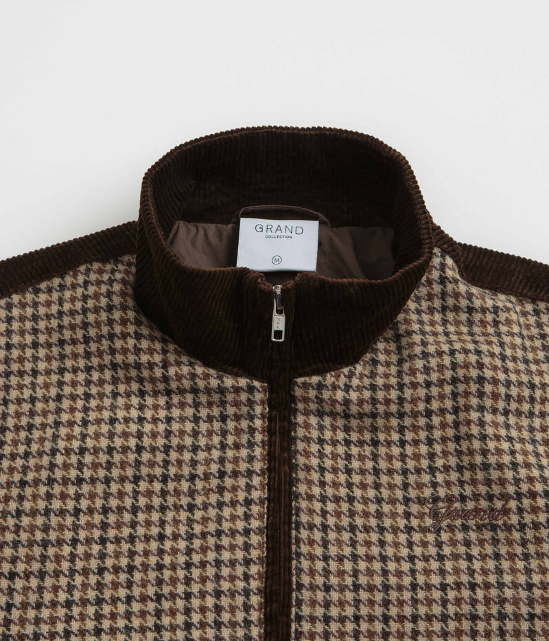 Grand Collection Wool Panel Corduroy Jacket in Multi