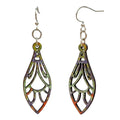 Green Tree Jewelry - Van Gogh Iris Petal Earrings
