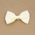 L'Amour Toddler Girls Grosgrain Bow Hair Clip (Buttercream)