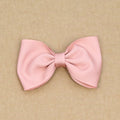 Grosgrain Bow Hair Clip (Rose)