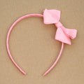 L'Amour Girls Grosgrain Bow Headband Pink