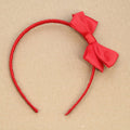 L'Amour Girls Grosgrain Bow Headband Red