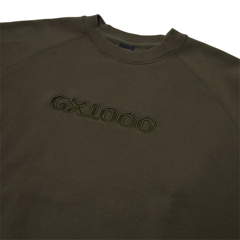 GX1000 OG Logo Crewneck Sweatshirt - Military Green