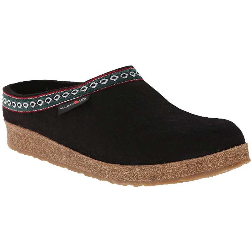 Haflinger Grizzly GZ Clog - Black