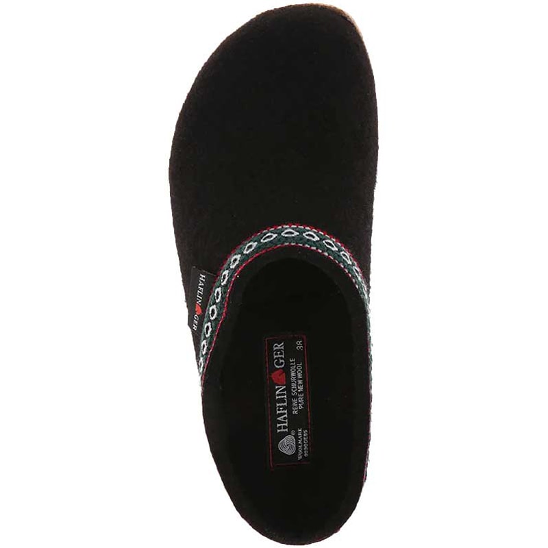 Haflinger Grizzly GZ Clog - Black