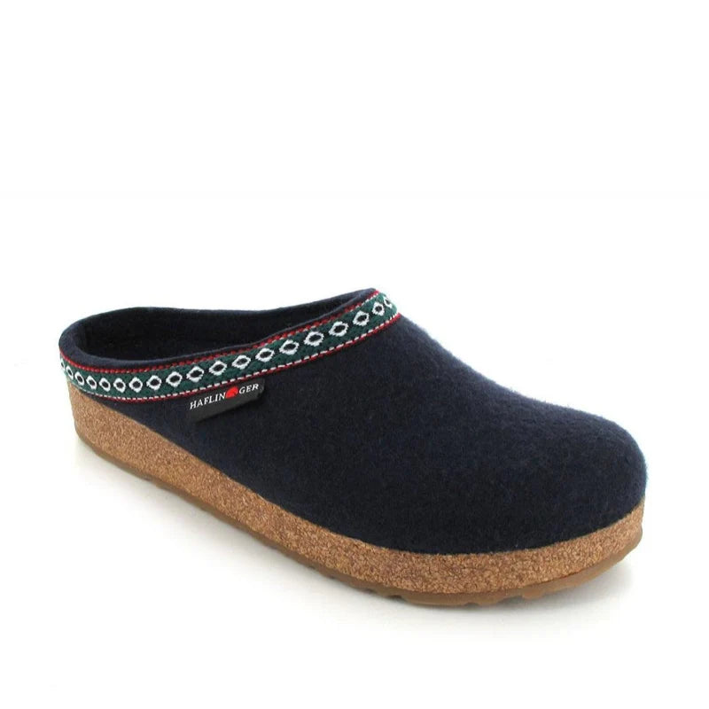 Haflinger Grizzly GZ Clog - Navy