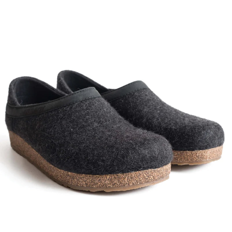 Haflinger Grizzly GZH Clog - Charcoal