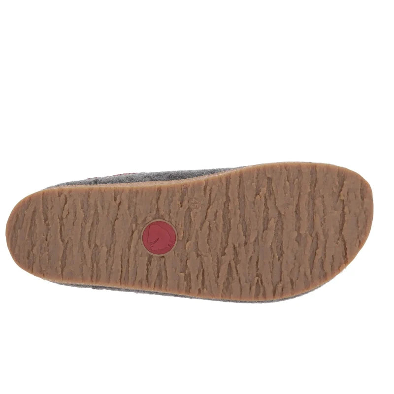 Haflinger Grizzly GZH ZigZag Clog - Grey