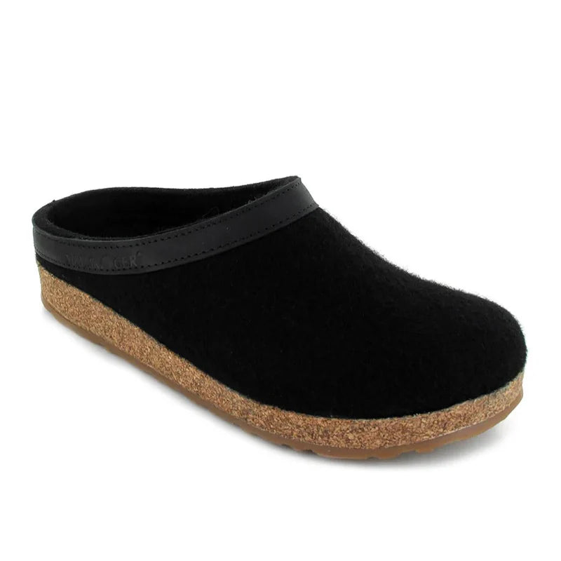 Haflinger Grizzly GZL Clog - Black