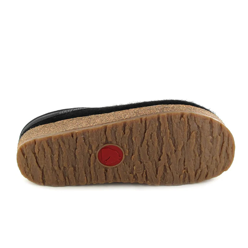 Haflinger Grizzly GZL Clog - Black