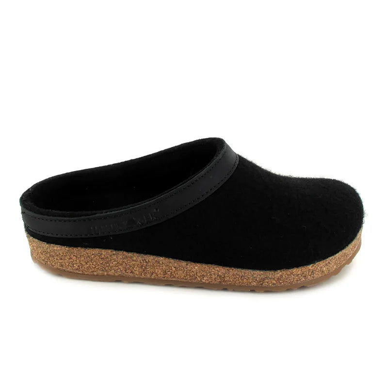 Haflinger Grizzly GZL Clog - Black
