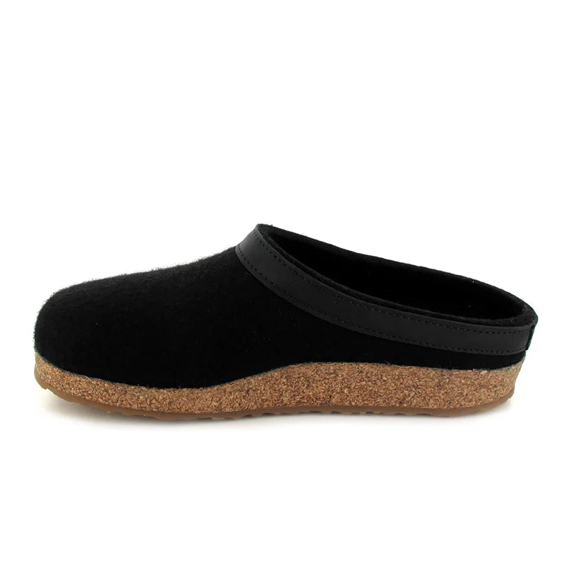 Haflinger Grizzly GZL Clog - Black