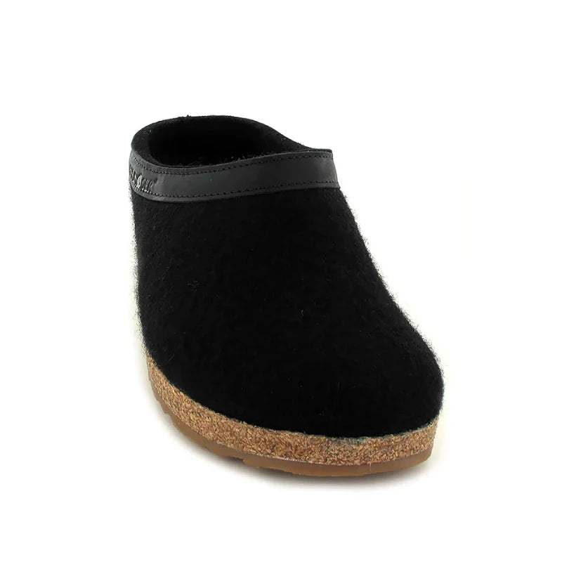 Haflinger Grizzly GZL Clog - Black