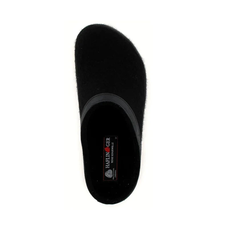 Haflinger Grizzly GZL Clog - Black