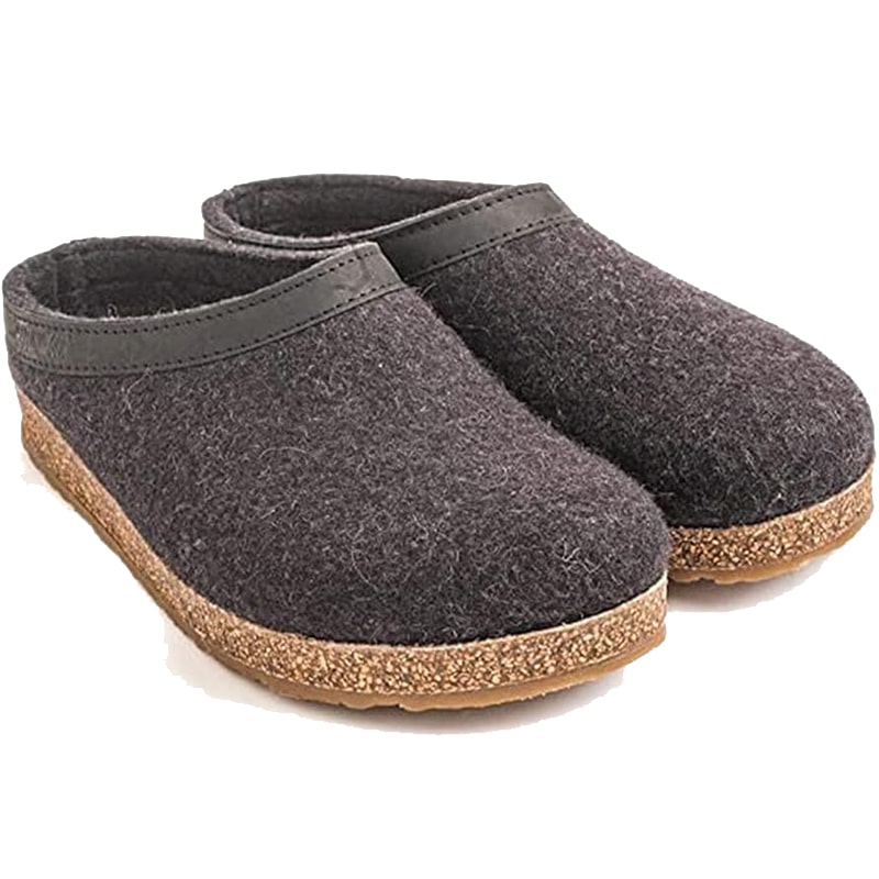 Haflinger Grizzly GZL Clog - Charcoal