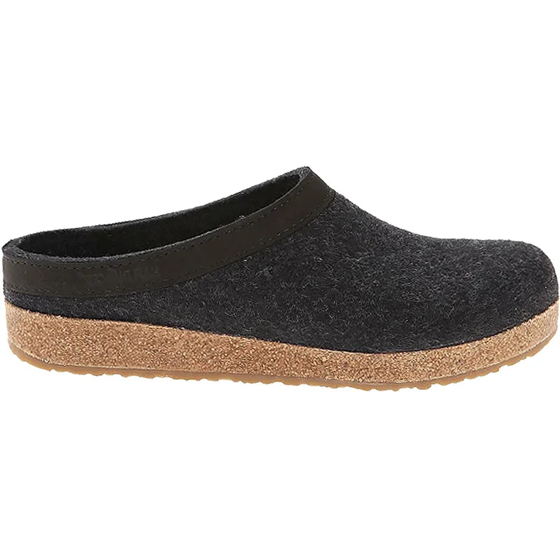 Haflinger Grizzly GZL Clog - Charcoal