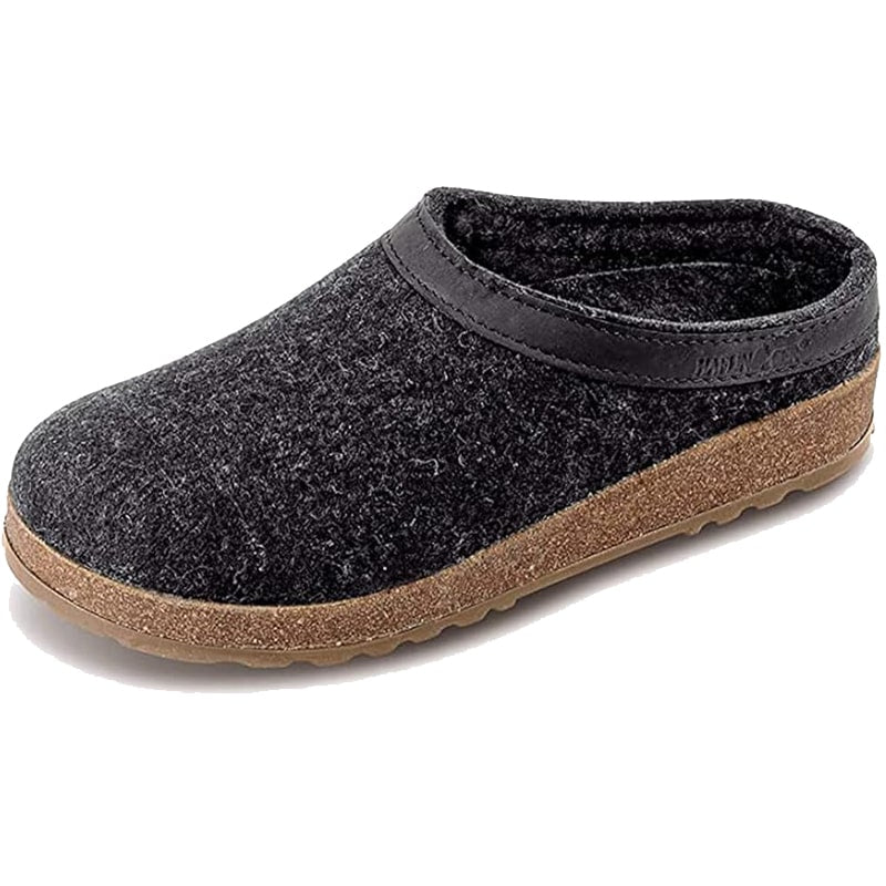 Haflinger Grizzly GZL Clog - Charcoal