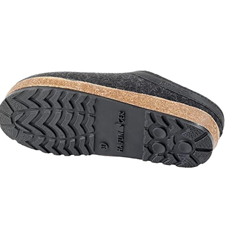 Haflinger Grizzly GZL Clog - Charcoal