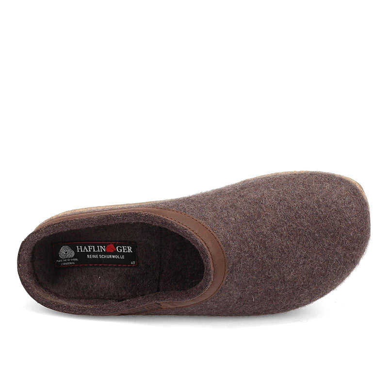 Haflinger Grizzly GZL Clog - Smokey Brown