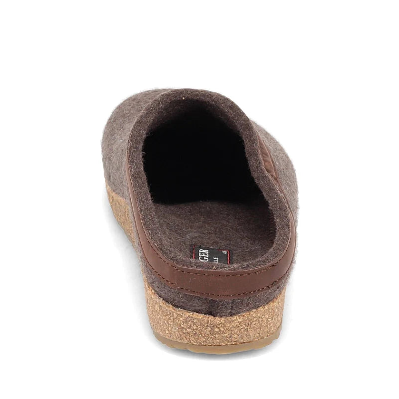 Haflinger Grizzly GZL Clog - Smokey Brown