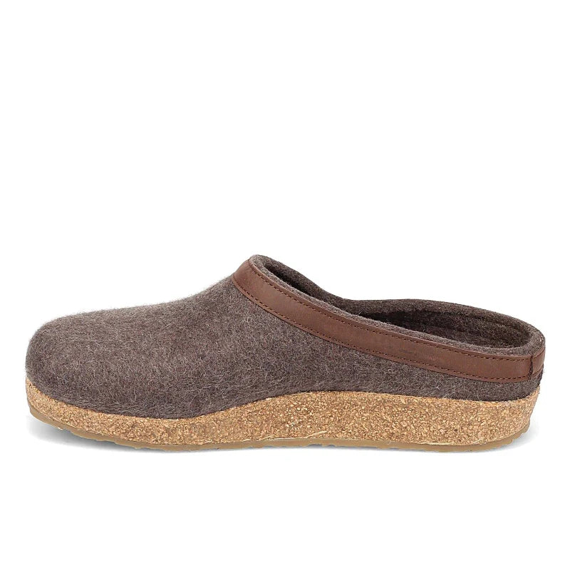 Haflinger Grizzly GZL Clog - Smokey Brown