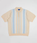 Helas Bronx Knit Polo Shirt in Beige
