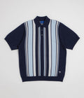 Helas Bronx Knit Polo Shirt in Navy