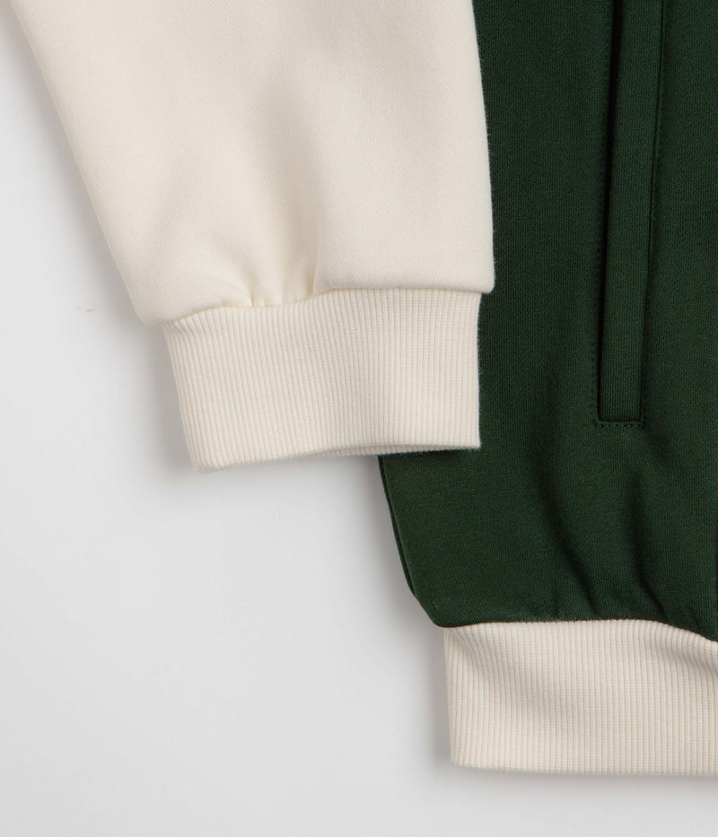 Helas Couronne Quarter Zip Sweatshirt in Light Beige