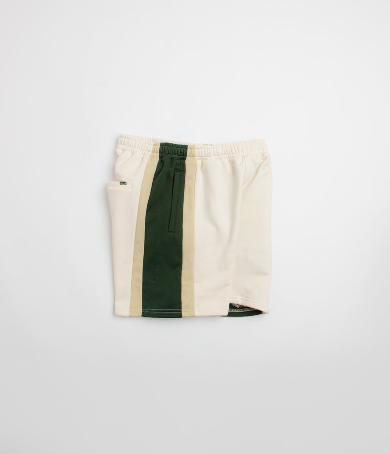 Helas Couronne Sweat Shorts in Light Beige