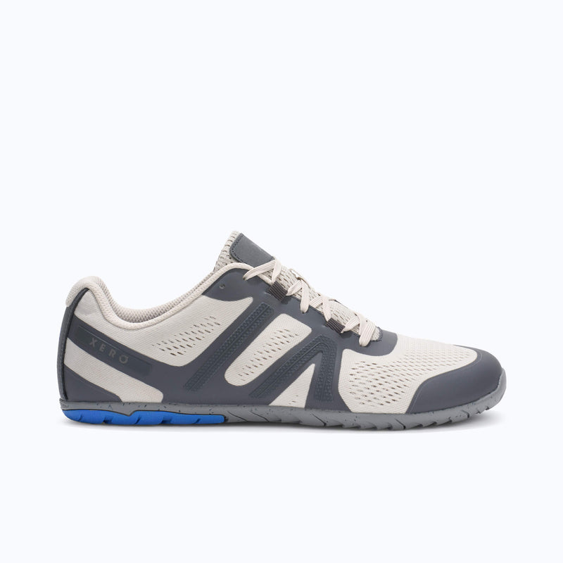 Xero Shoes HFS - Men Shoe in Gray and White with Toe Facing Right
