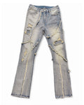 SugarHill 30 / WHEAT BLUE "HIGHLAND" STACKED JEANS (WHEAT BLUE)