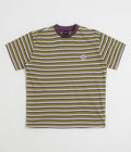 HUF Apollo Striped T-Shirt in Green