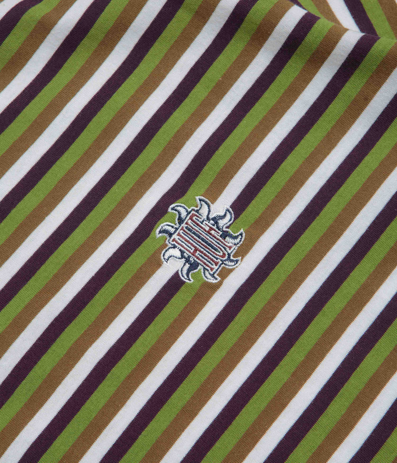 HUF Apollo Striped T-Shirt in Green