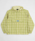 HUF Rivington Plaid Anorak 1/4 Zip Anorak in Tarragon