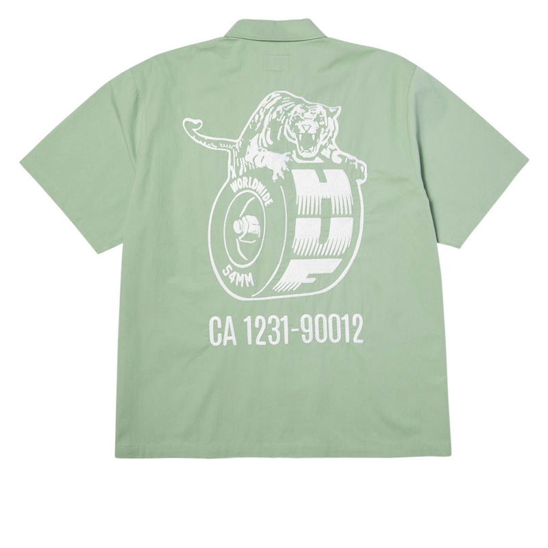 HUF Urethane Work Shirt - Mist Green
