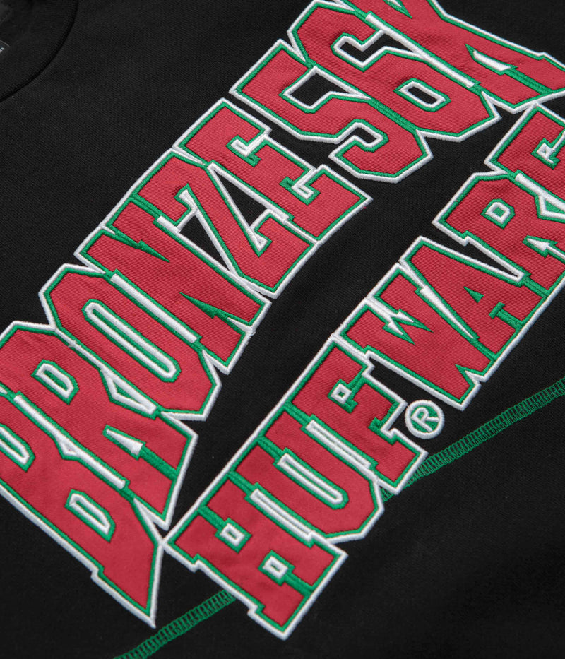HUF x Bronze 56K Bronze HUFware Crewneck Sweatshirt in Black