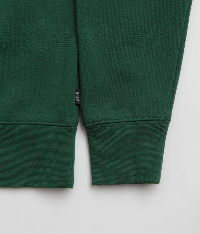 HUF x Bronze 56K Crewneck Sweatshirt in Forest Green